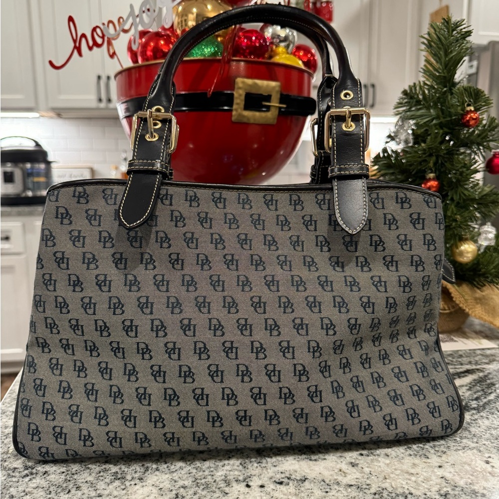 Dooney & Bourke Black Monogram Tote Bag